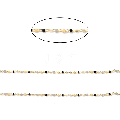 Glass Column Beaded Chains CHC-F017-01-1