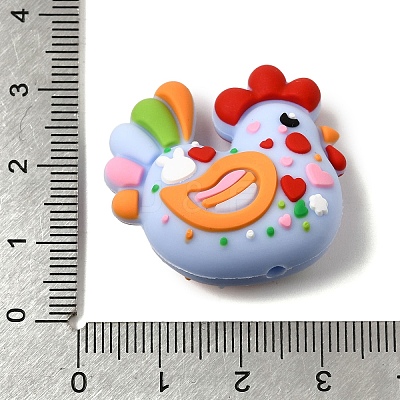 Easter Silicone Focal Beads SIL-F020-01-1