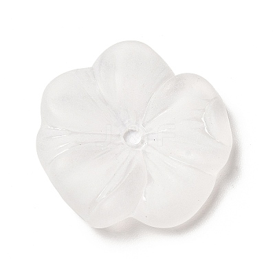 Transparent Acrylic Bead Caps MACR-J122-01-1