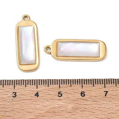 Natural Freshwater Shell Pendants SA-CBA11D7-12A-G-1