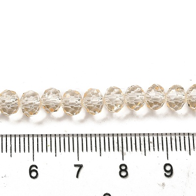 Transparent Baking Paint Glass Beads Strands DGLA-A034-T6mm-D02-1