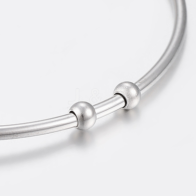 Tarnish Resistant 304 Stainless Steel Cuff Bangles BJEW-K187-02P-1