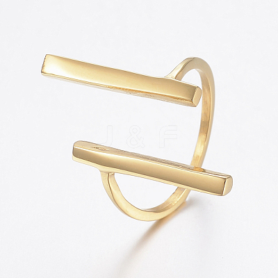 Ion Plating(IP) 304 Stainless Steel Finger Rings RJEW-H125-10G-18mm-1
