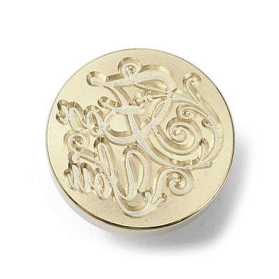 For You Wax Seal Brass Stamp Heads LS-AJEW-M038-01I-G-1