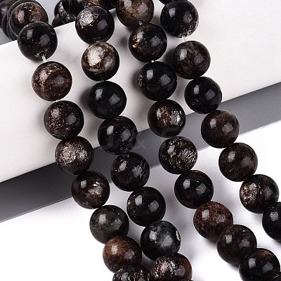 Natural Biotite Beads Strands G-Q616-01D-1
