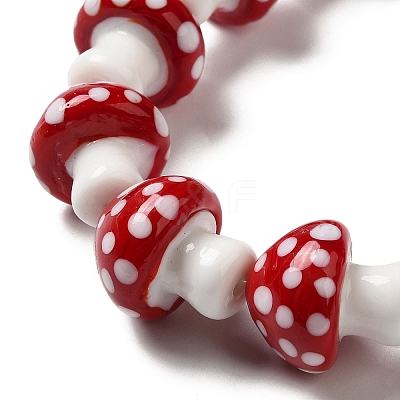 Handmade Lampwork Beads Strands LAMP-Q033-01A-1