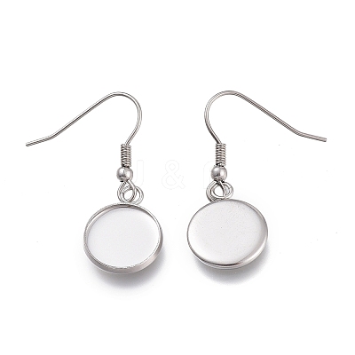 Tarnish Resistant 304 Stainless Steel Earring Hooks X-STAS-H114-08P-1