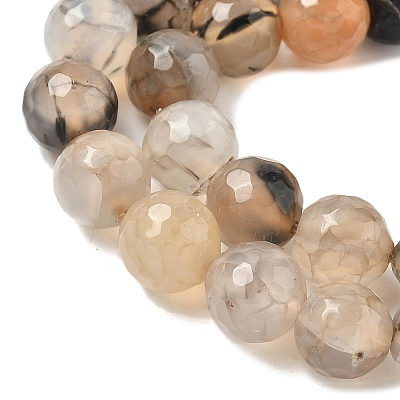 Natural Agate Beads Strands G-M437-C01-01V-1