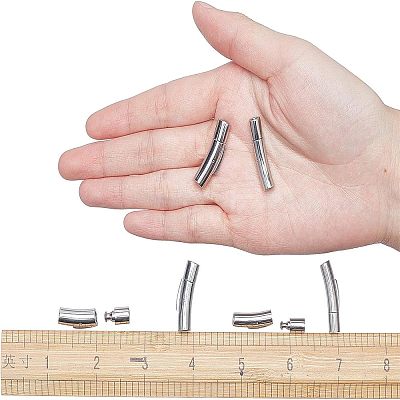 Tube 304 Stainless Steel Bayonet Clasps STAS-UN0008-38P-1