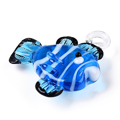 Handmade Lampwork Pendants LAMP-T021-24C-1