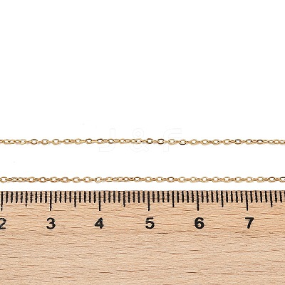 304 Stainless Steel Cable Chain Necklaces NJEW-M151-24G-1