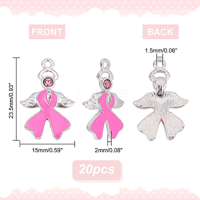 October Breast Cancer Pink Awareness Ribbon ENAM-PH0001-02-1