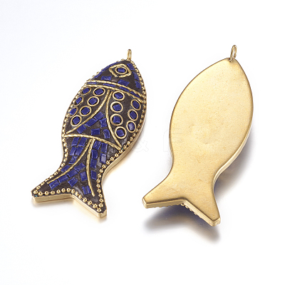 Polymer Clay Big Pendants IPDL-F023-42A-1