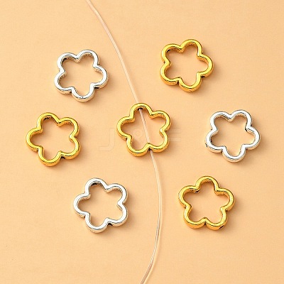 20Pcs 2 Colors Tibetan Style Alloy Bead Frames TIBEB-YW0001-18-1