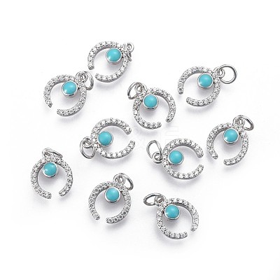 Brass Charms KK-F783-08-1