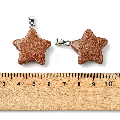 Synthetic Goldstone Pendants GG-K002-10J-1