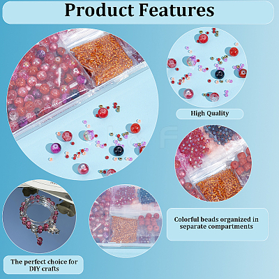 DIY Glass & Acrylic & Seed Beads Findings Kits DIY-PA0001-37-1