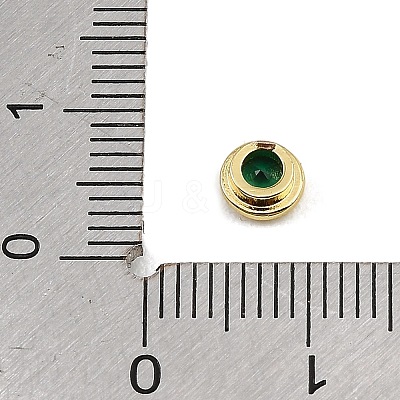 Brass Pave Cubic Zirconia Cabochons CU-CBA30E8-03G-08-1