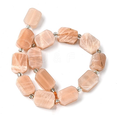 Natural Sunstone Beads Strands G-C098-A12-01-1