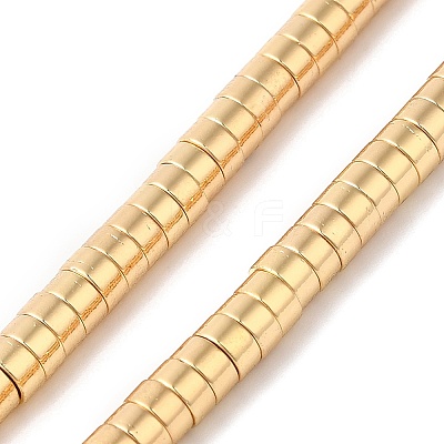 Electroplated Non-magnetic Synthetic Hematite Beads Strands X-G-E597-01-1