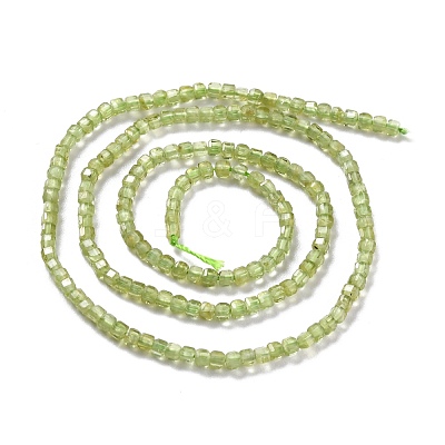 Natural Peridot Beads Strands G-K312-07A-1