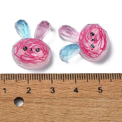 Transparent Epoxy Resin Decoden Cabochons CRES-I030-20C-1