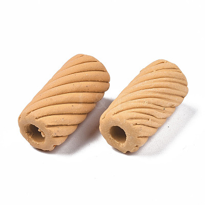 Handmade Porcelain European Beads PORC-T006-44C-1