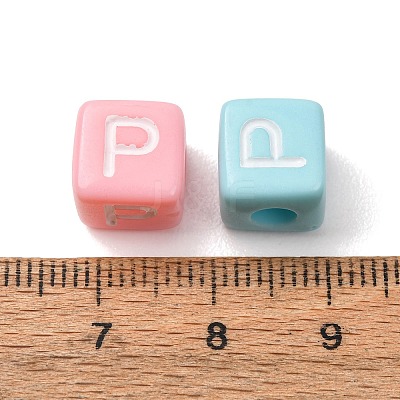 Opaque Acrylic European Beads AC-CBA7A73-01P-1