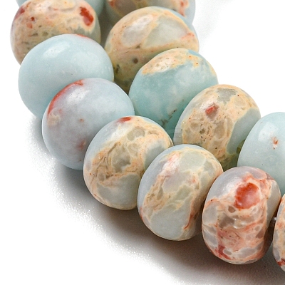Synthetic Imperial Jasper Dyed Beads Strands G-D077-E01-02-1