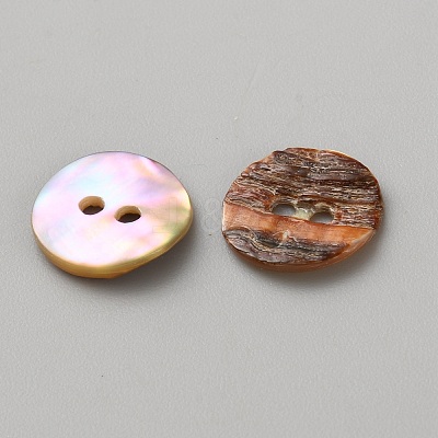 Natural Shell Buttons LS-BUTT-WH0024-041B-1