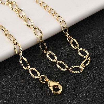 Brass Cable Chain Bracelets for Women Men BJEW-F494-05G-1