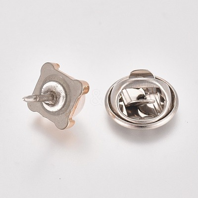 Plastic Safety Brooches JEWB-WH0009-36-1