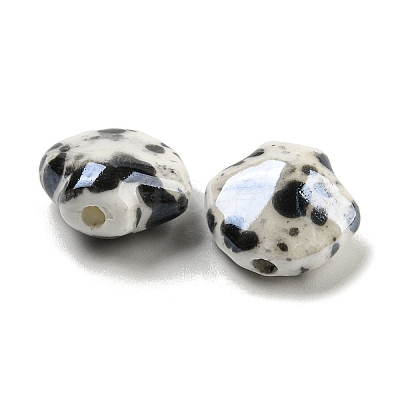 Shell Shape Handmade Porcelain Beads X1-PORC-E022-01E-1