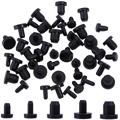 50Pcs 5 Styles Silicone Bottle Seal Plug FIND-GF0008-88-1