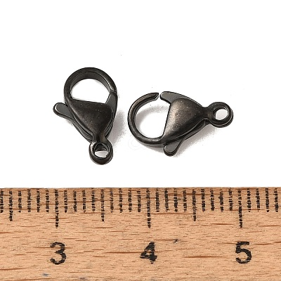 Ion Plating(IP) 304 Stainless Steel Lobster Claw Clasps STAS-AB11-B-1