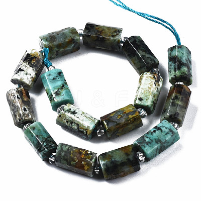 Natural African Turquoise(Jasper) Beads Strands G-S376-012-1
