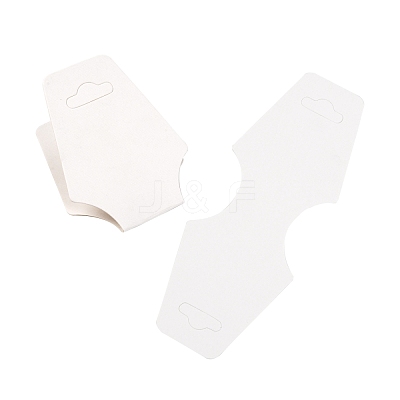 White Necklace Jewellery Displays Cards X-NDIS-ZX002-1