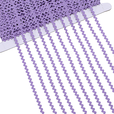 40M Polyester Wavy Fringe Trim Ribbon OCOR-GF0004-39I-1