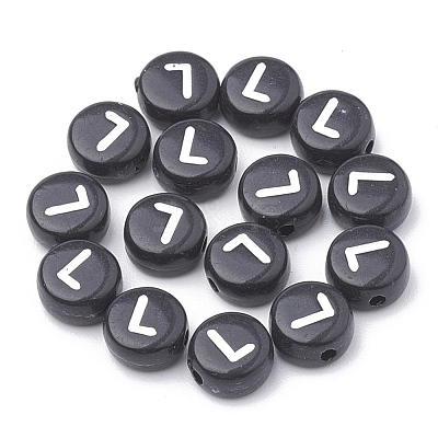 Opaque Acrylic Beads SACR-N002-02L-1