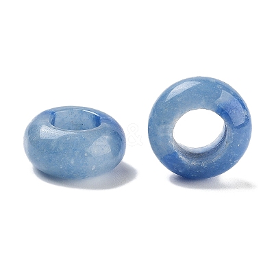 Dyed & Heated Natural Blue Aventurine Beads G-C134-02E-1