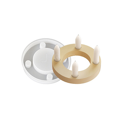 DIY Silicone Candle Holder Molds DIY-K073-22B-1