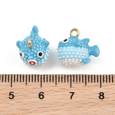 Alloy Enamel Pendants AL-CBA8C77-03G-01-1