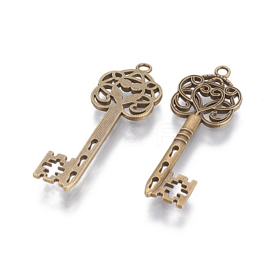 Tibetan Style Pendants TIBEB-LF9750YKG-AB-LF-1