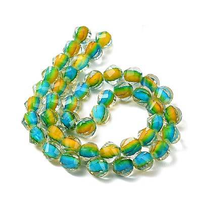 Two Tone Resin Beads Strands GLAA-T035-02A-1