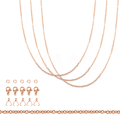 DIY Pendant Necklace Making Kits DIY-UN0001-87RG-1