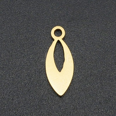 201 Stainless Steel Open Back Bezel Pendants STAS-R111-LA172-6-1