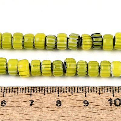 Handmade Millefiori Glass Beads Strands LAMP-T021-27A-01-1