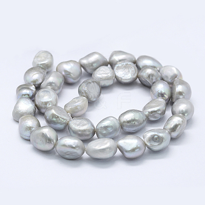 Natural Cultured Freshwater Pearl Beads Strands PEAR-K004-06C-1