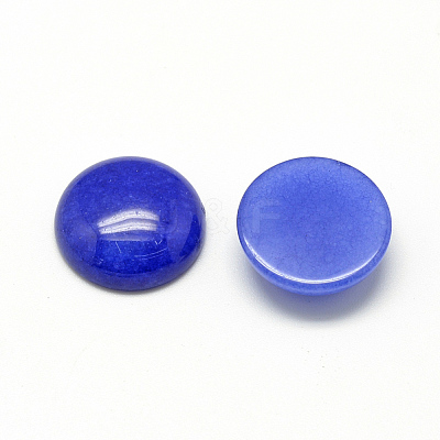 Natural White Jade Cabochons G-R416-12mm-03-1