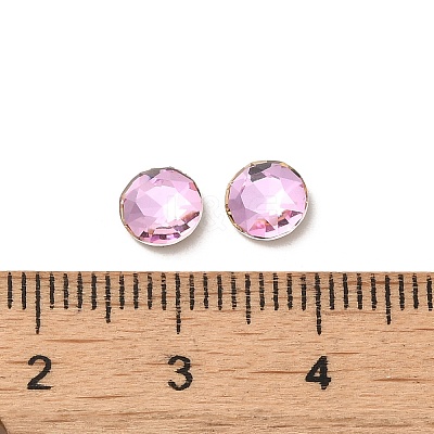 Glass Rhinestone Cabochons RGLA-P037-10A-D223-1